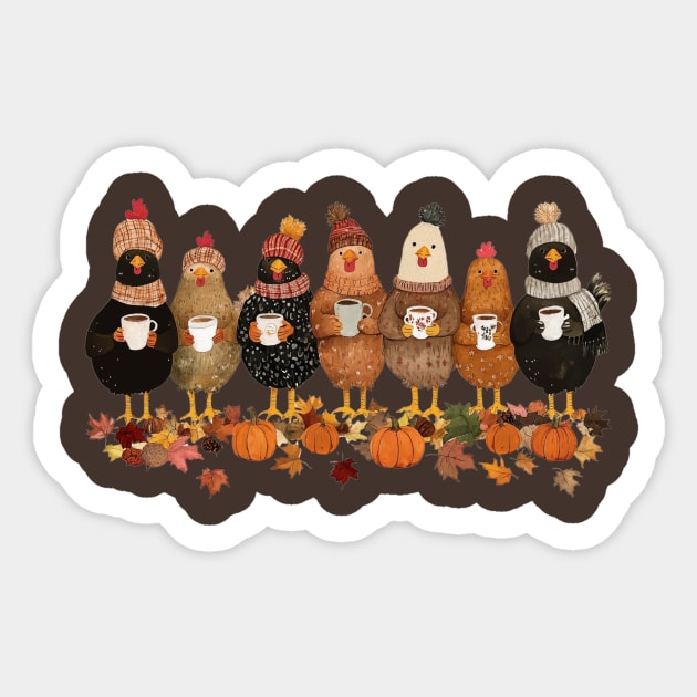 Autumn Hen Party Sticker by Teresa's Store 1